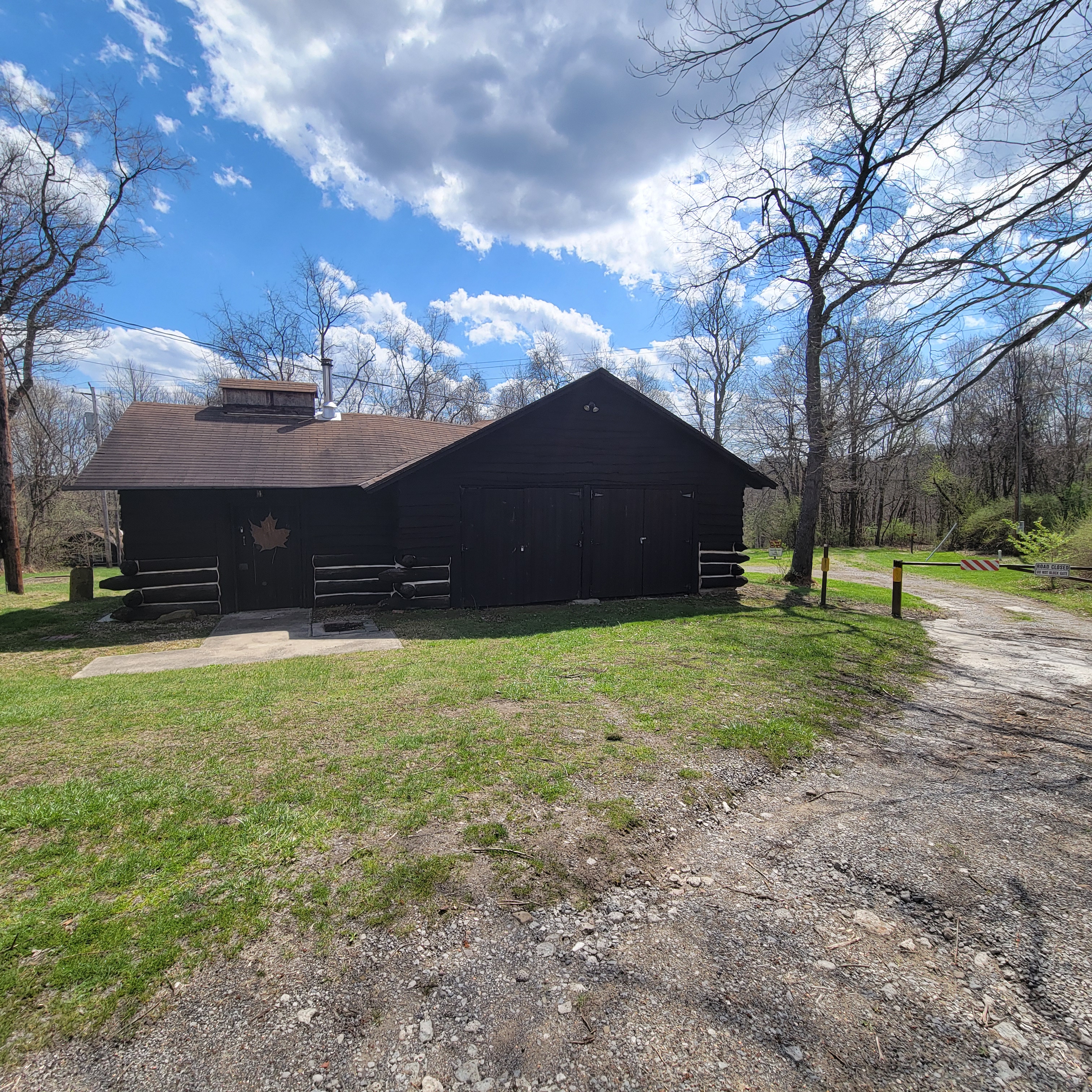 Building In Front of Camp